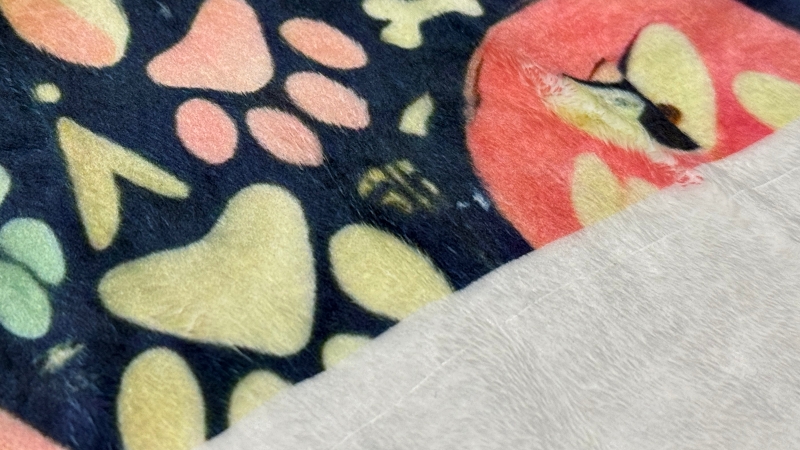 Tkanina Plusz z nadrukiem sublimacja